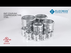 اتصالات لوله EMT فولادی SCCP کوپلینگ فشرده سازی لوله EMT به نوع لوله EMT